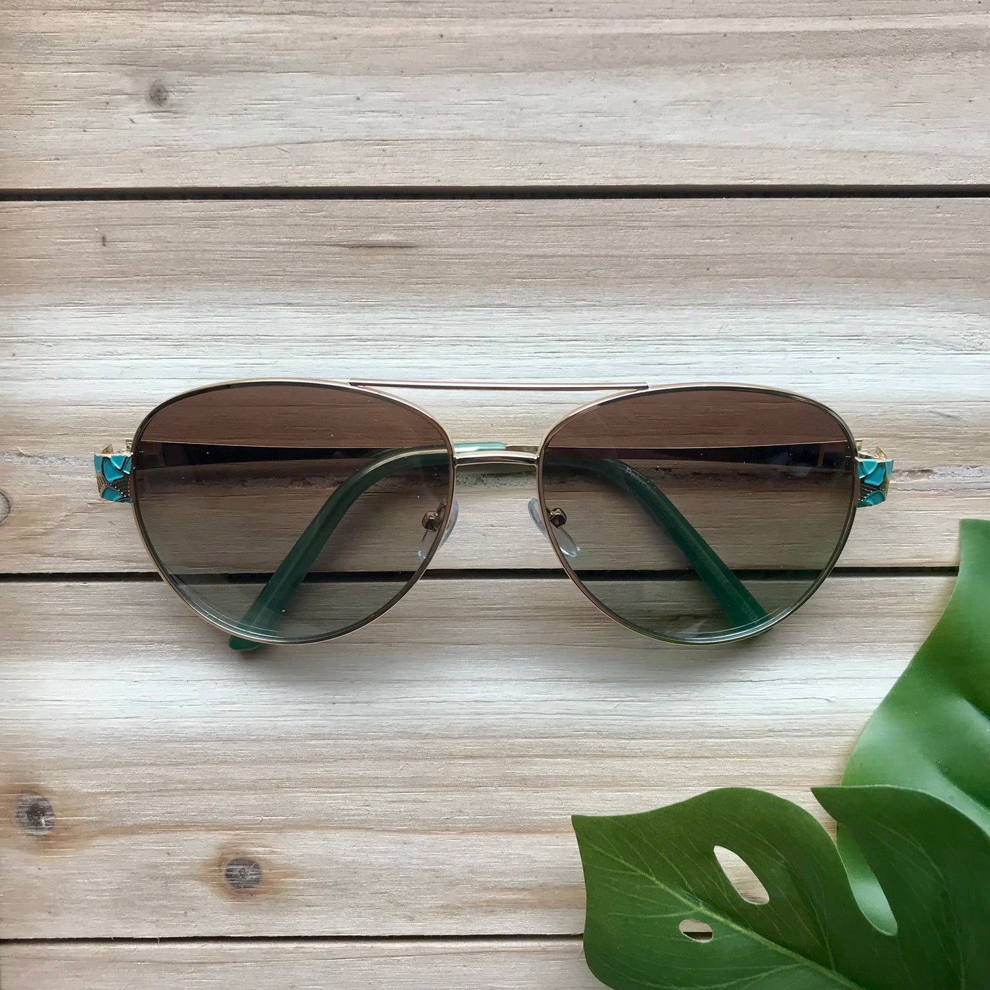 Women's Art Deco Aviator Sunglasses