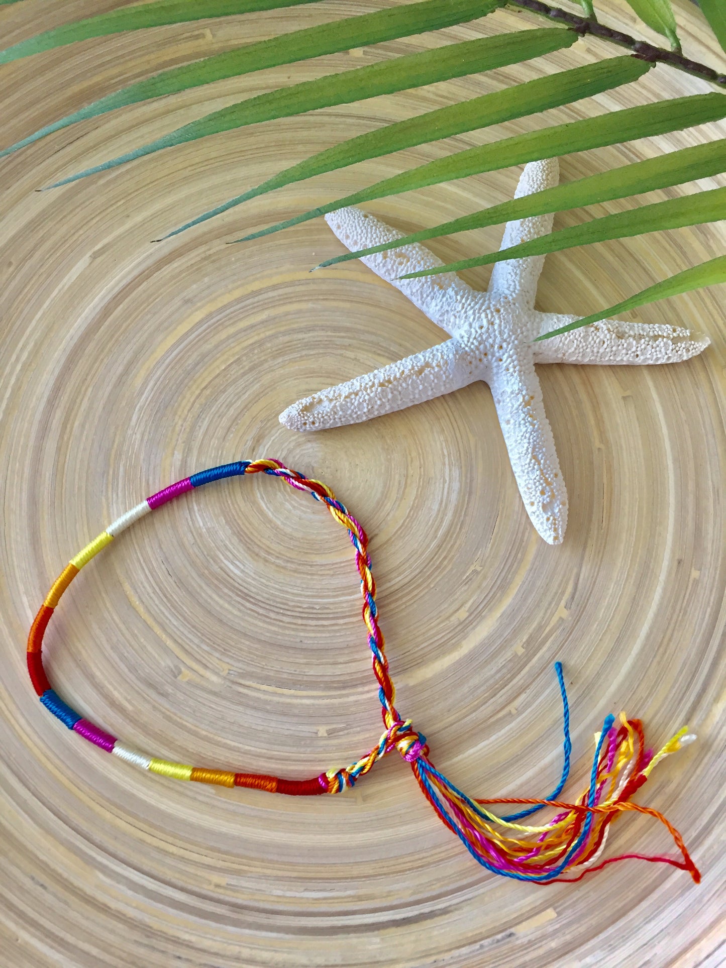 Color Block Friendship Bracelet (Sunrise)