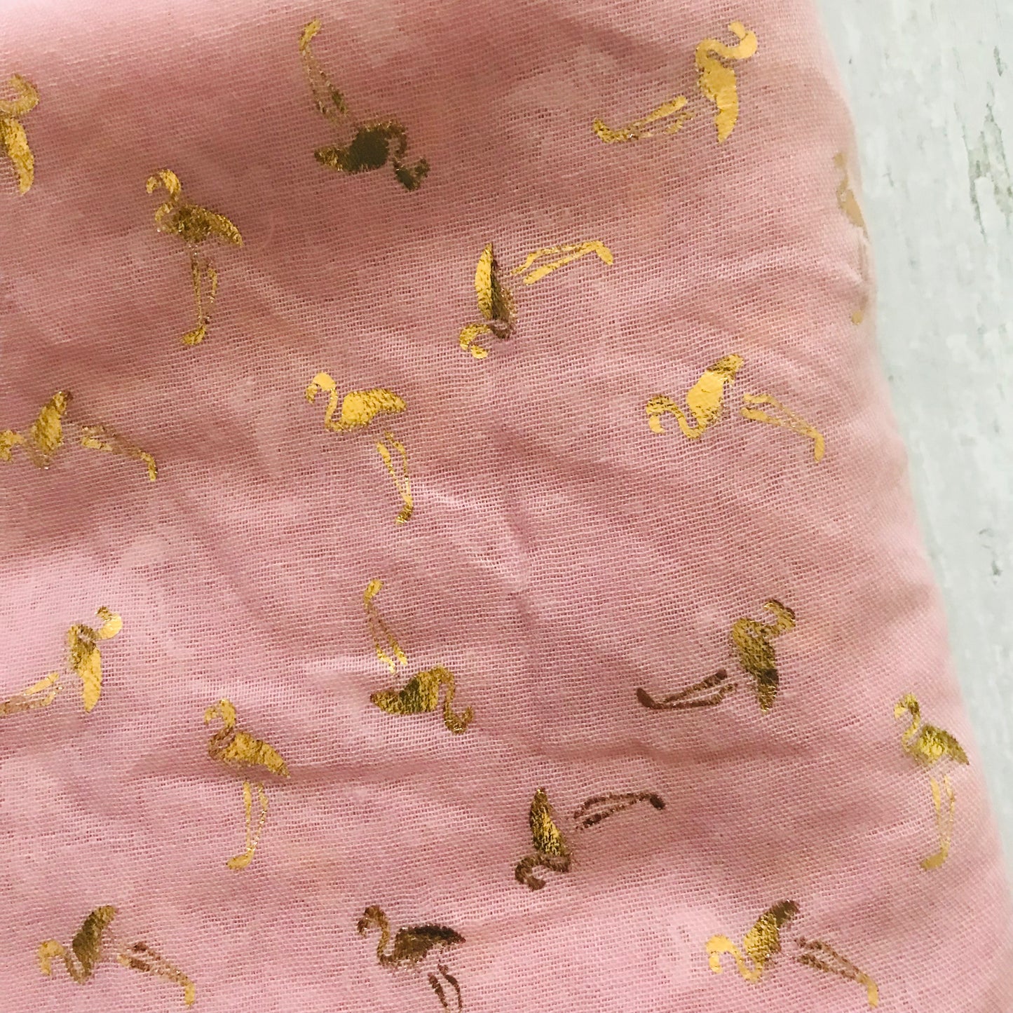 Golden Flamingos Scarves