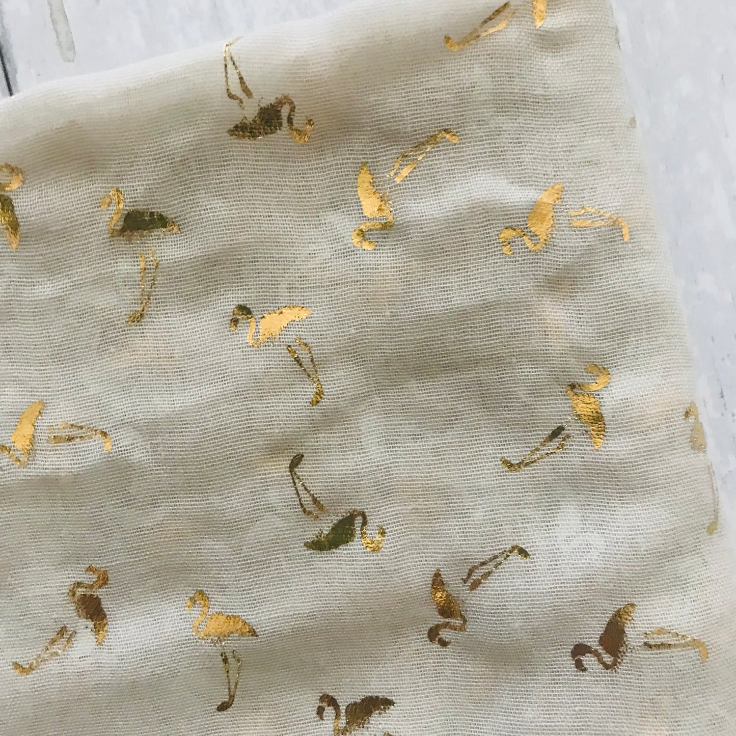 Golden Flamingos Scarves