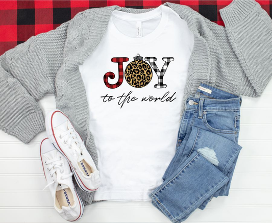 Joy To The World Crew Neck Tee