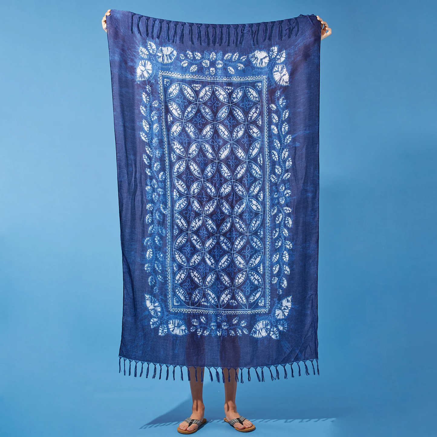Indigo Kaleidoscope Scarves