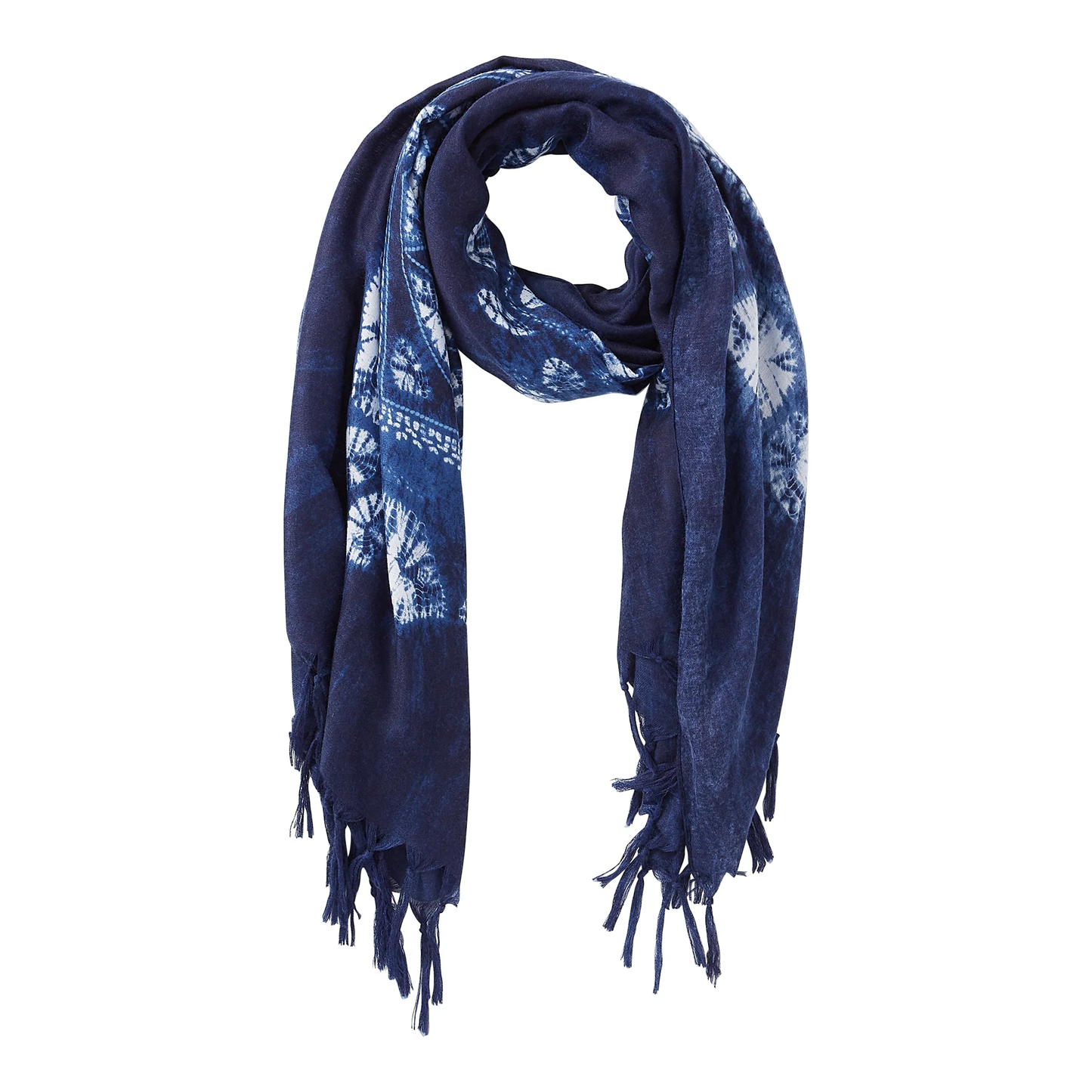 Indigo Kaleidoscope Scarves