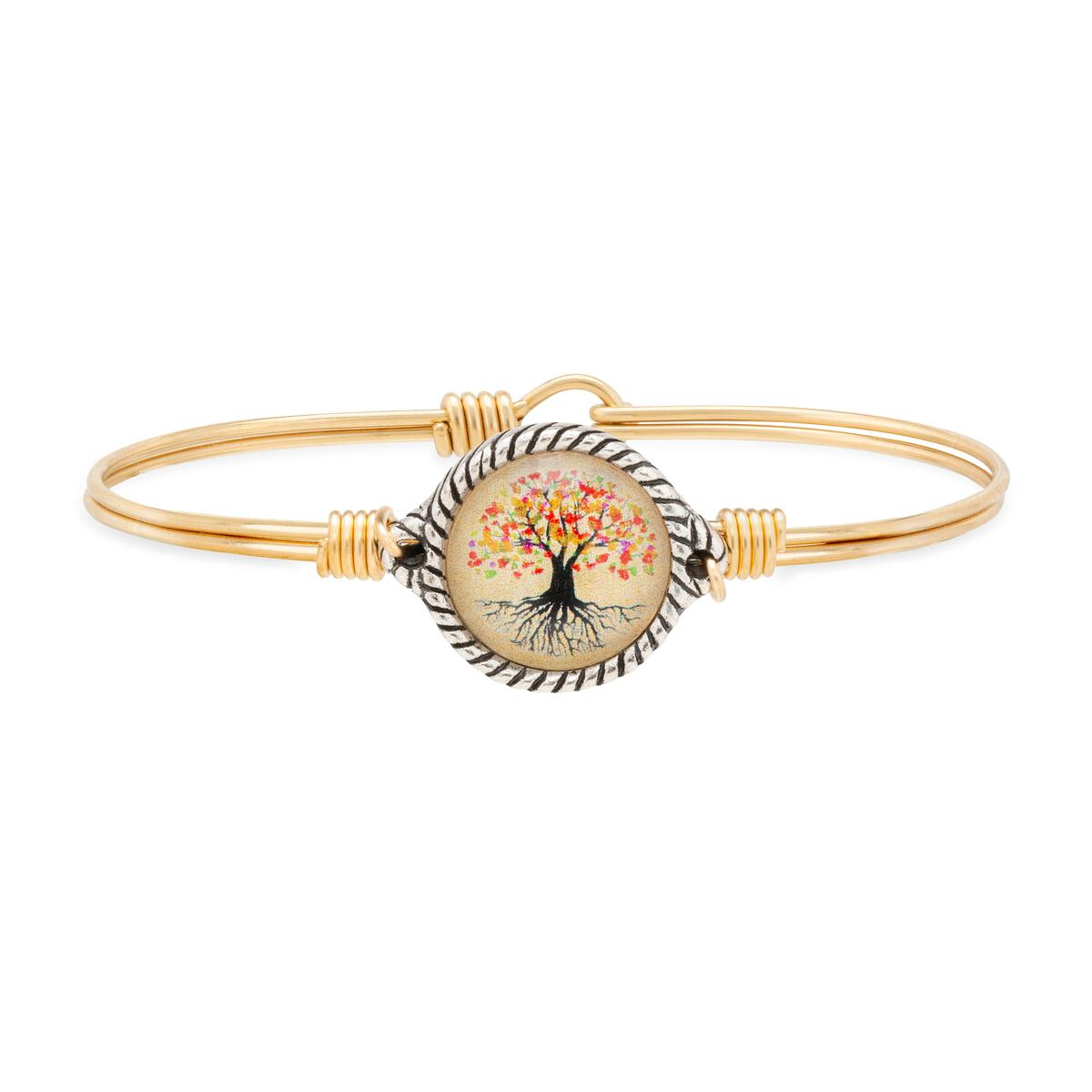 Luca Danni Fall Foliage Family Tree Bangle Bracelet