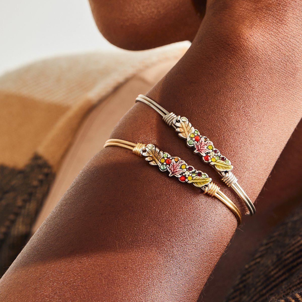 Luca + Danni Fall Foliage Medley Bangle Bracelet