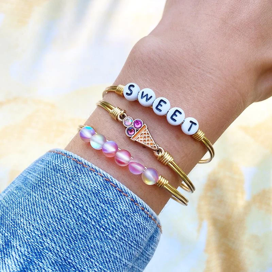 Luca + Danni Ice Cream Cone Bangle Bracelet