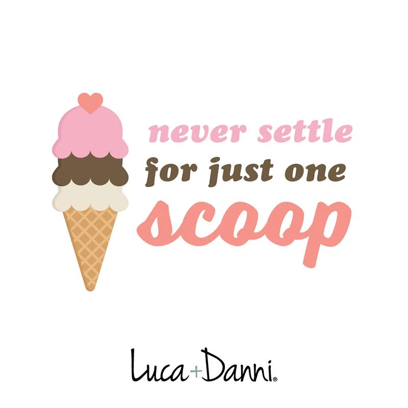 Luca + Danni Never Settle For Just One Scoop