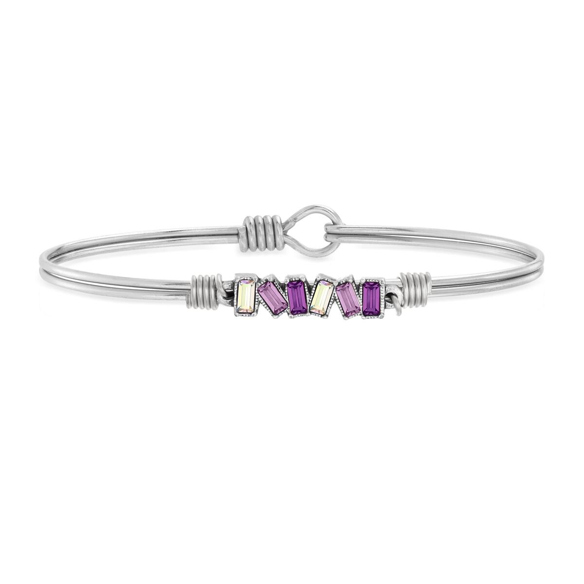 Luca + Danni Mini Hudson Purple Ombre Bangle Bracelet