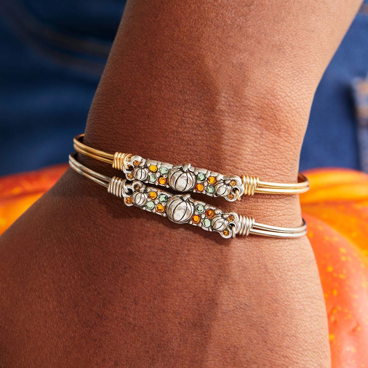Luca + Danni Pumpkin Medley Bangle Bracelet