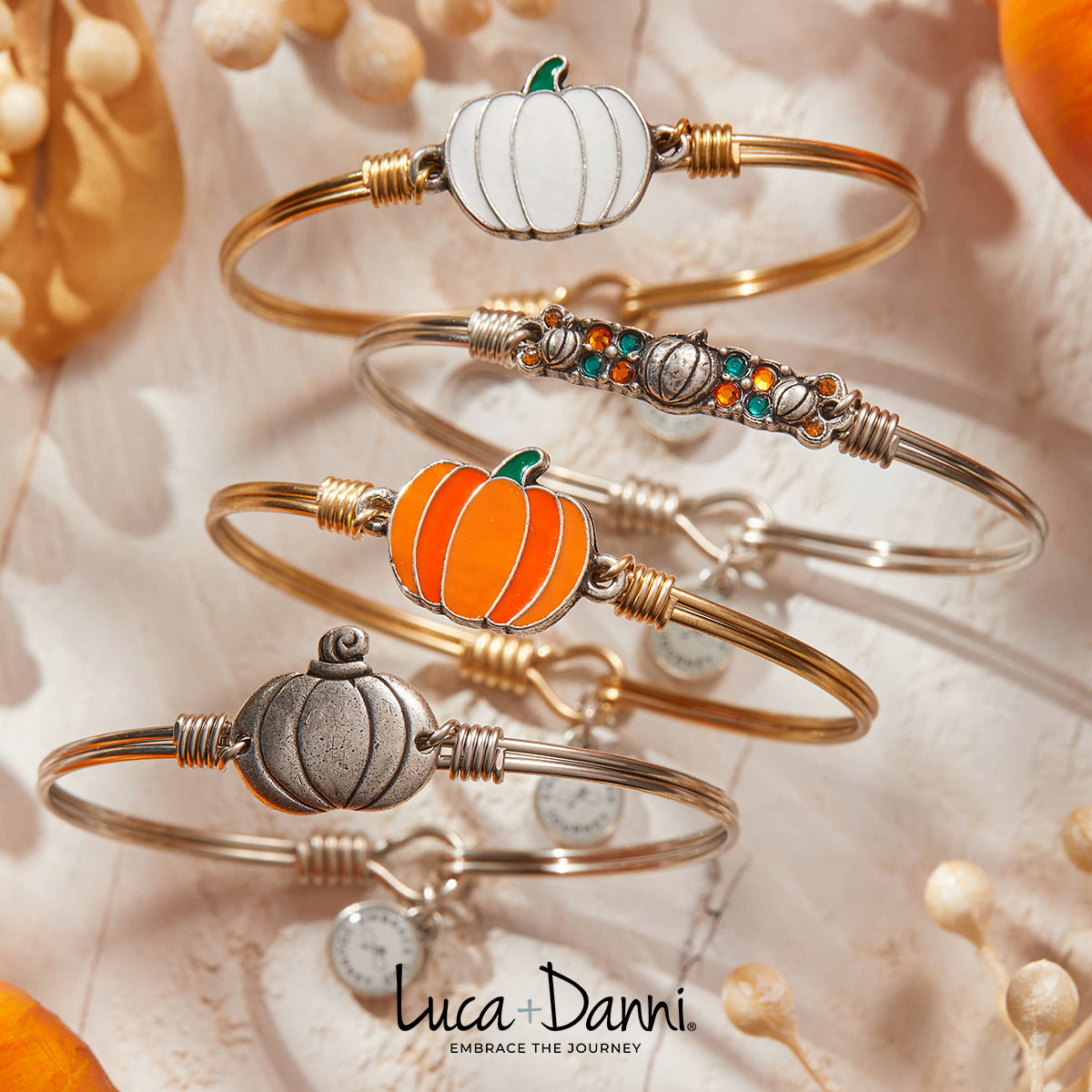 Luca + Danni Pumpkin Medley Bangle Bracelet