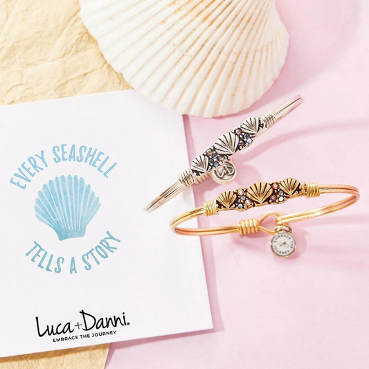 Luca + Danni Shell Medley Bangle Bracelet