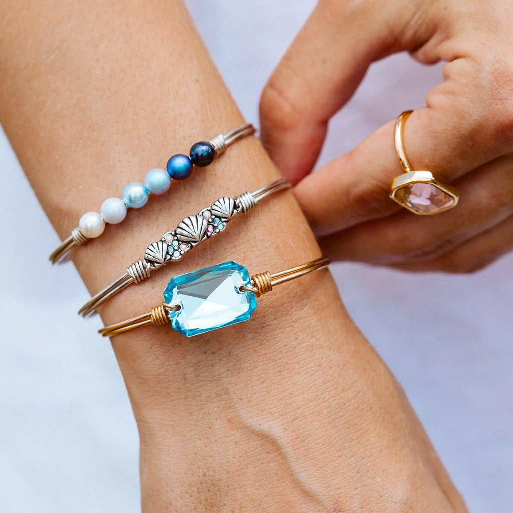 Luca + Danni Shell Medley Bangle Bracelet