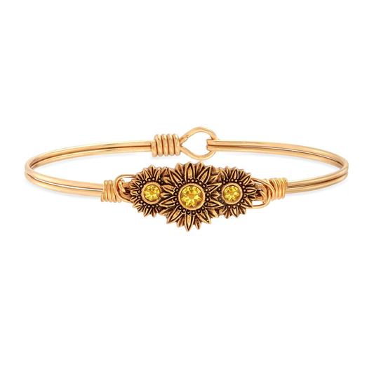 Luca + Danni Sunflowers Bangle Bracelet