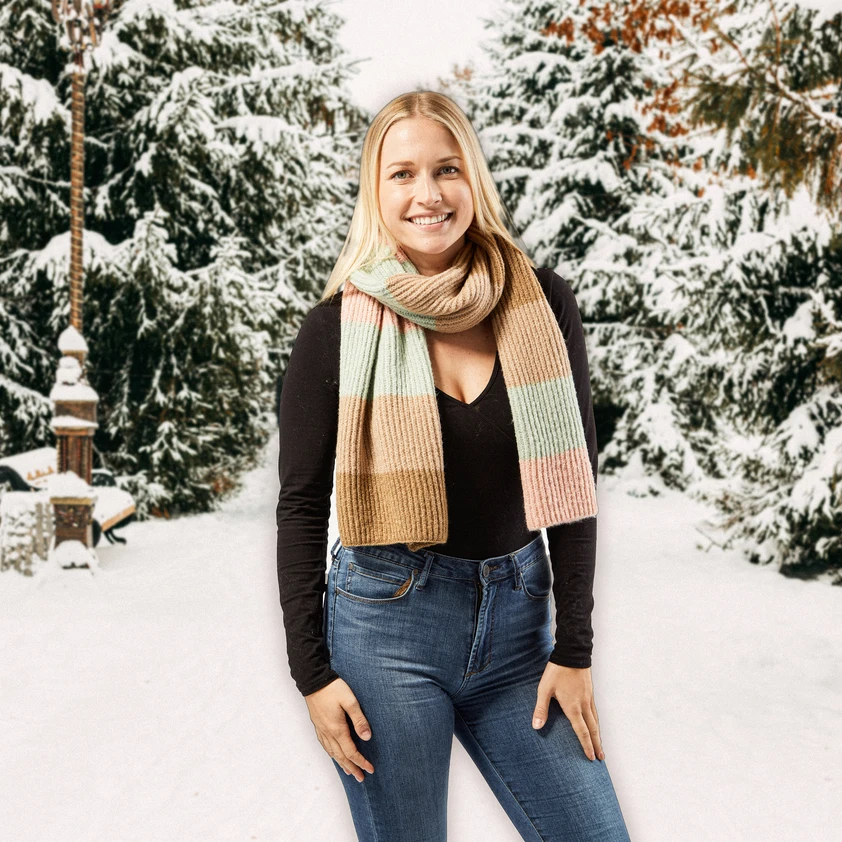 McCallister Oblong Scarf (Pastel)