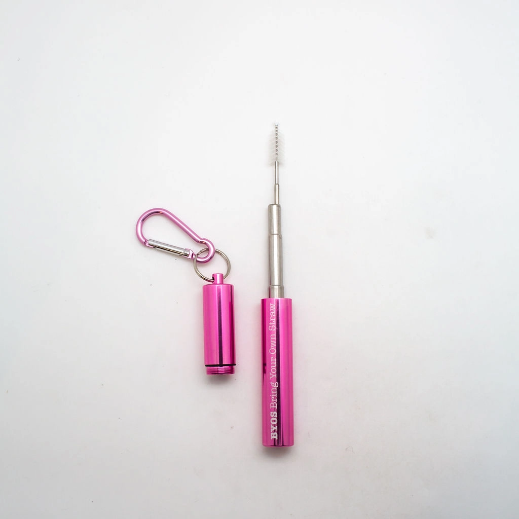 Telescoping Reusable Straw Sets