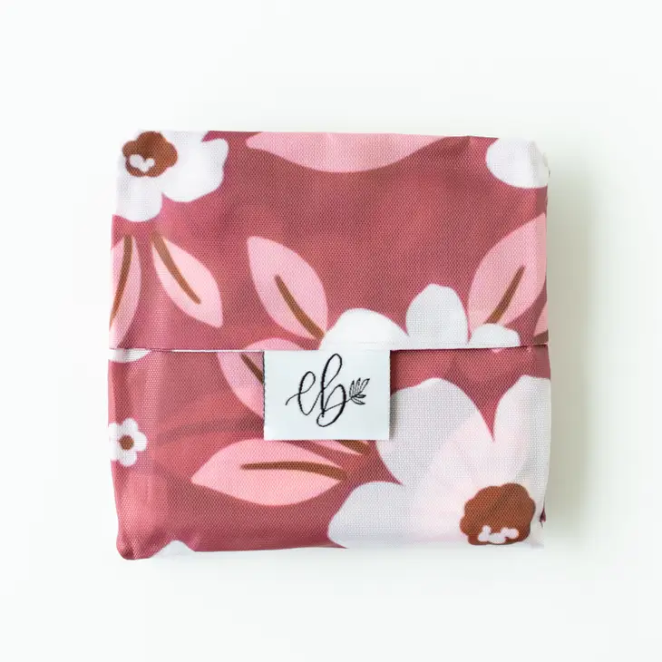 Plum Poppy Reusable Bag