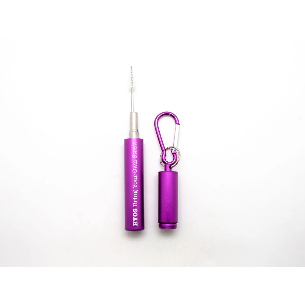 Telescoping Reusable Straw Sets