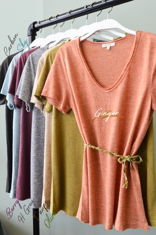 Ray of Sunshine Drapey Top