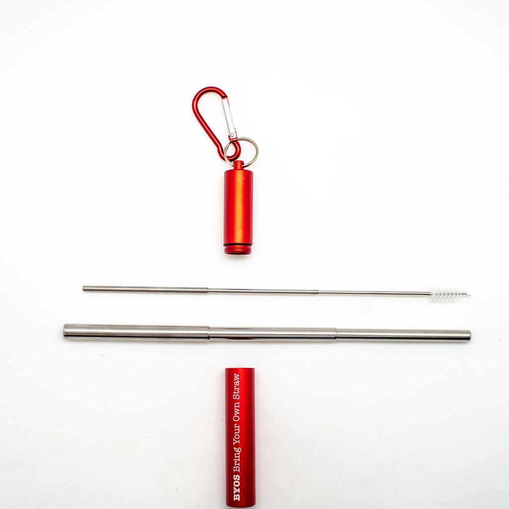 Telescoping Reusable Straw Sets