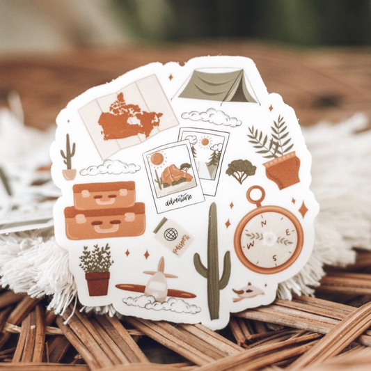 Boho Adventure Sticker