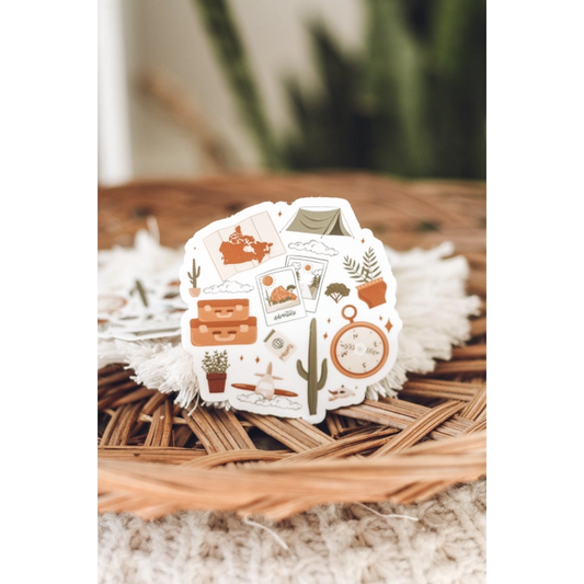 Boho Adventure Sticker