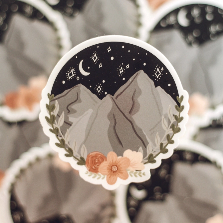 Boho Valley Sticker
