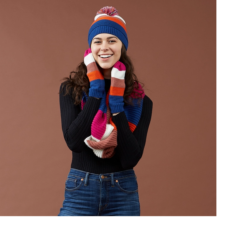 Stripe Beanie (Bright)
