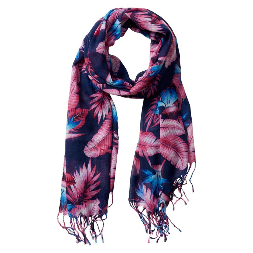 Tropical Jungle Floral Tassel Scarves