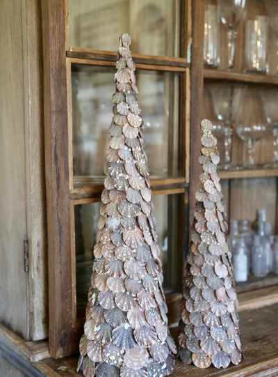 Billabong: DIY Seashell Christmas Tree