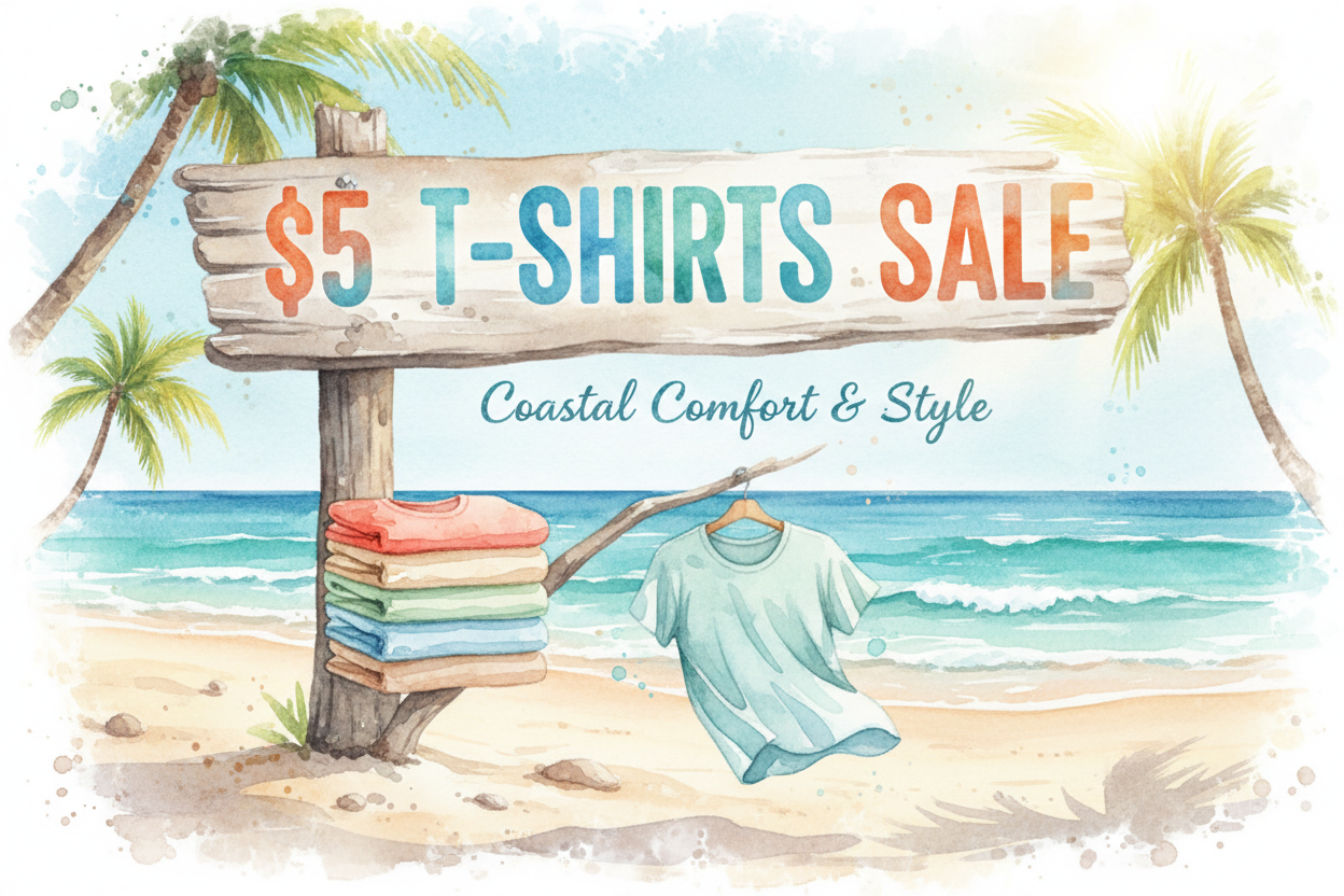 $5 T-Shirts Sale