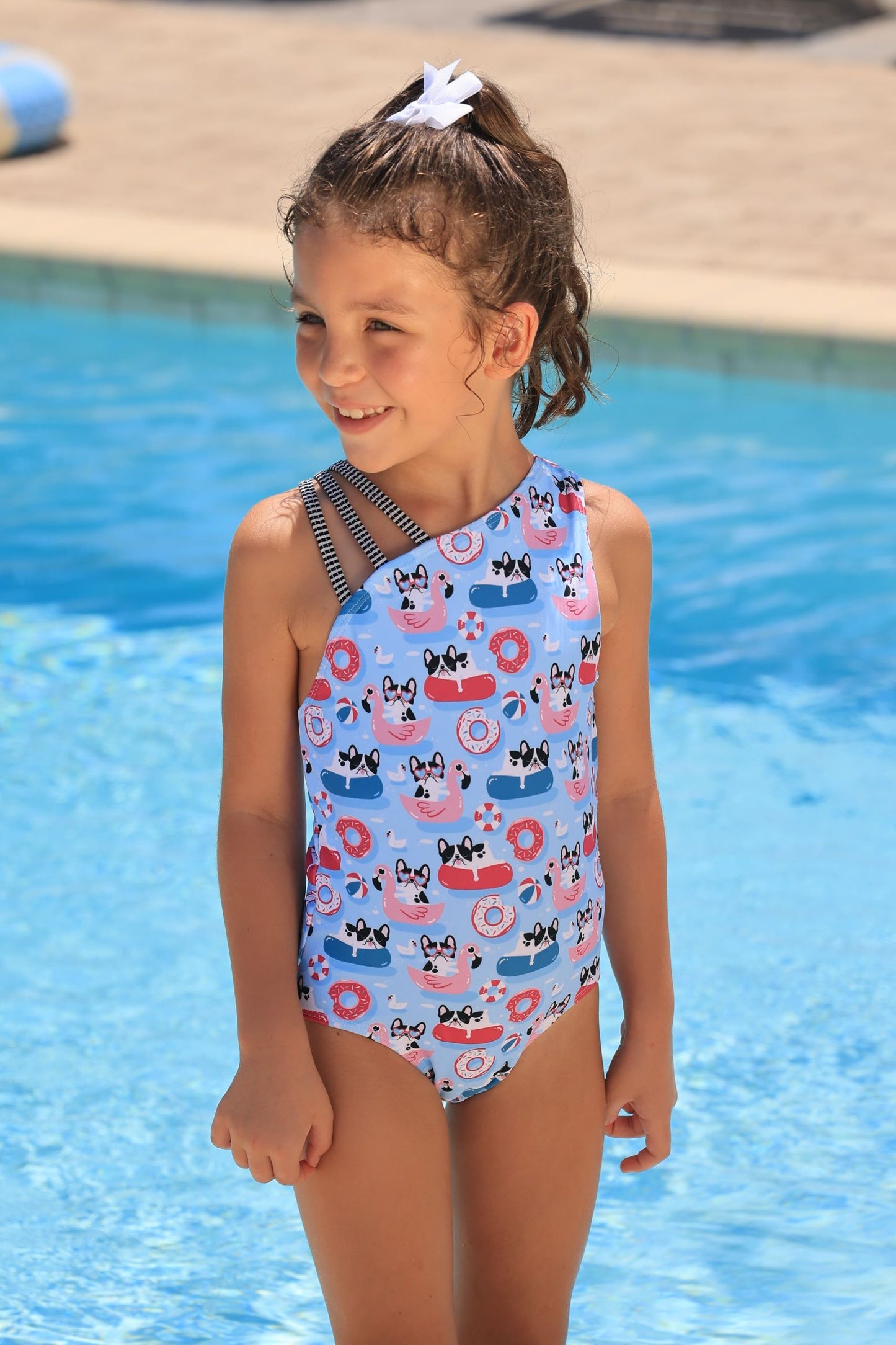 Pool Pups Asymmetric Strappy