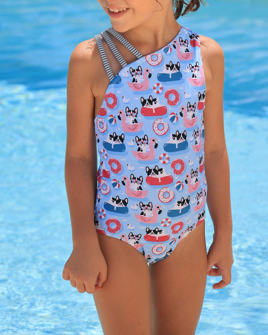 Pool Pups Asymmetric Strappy