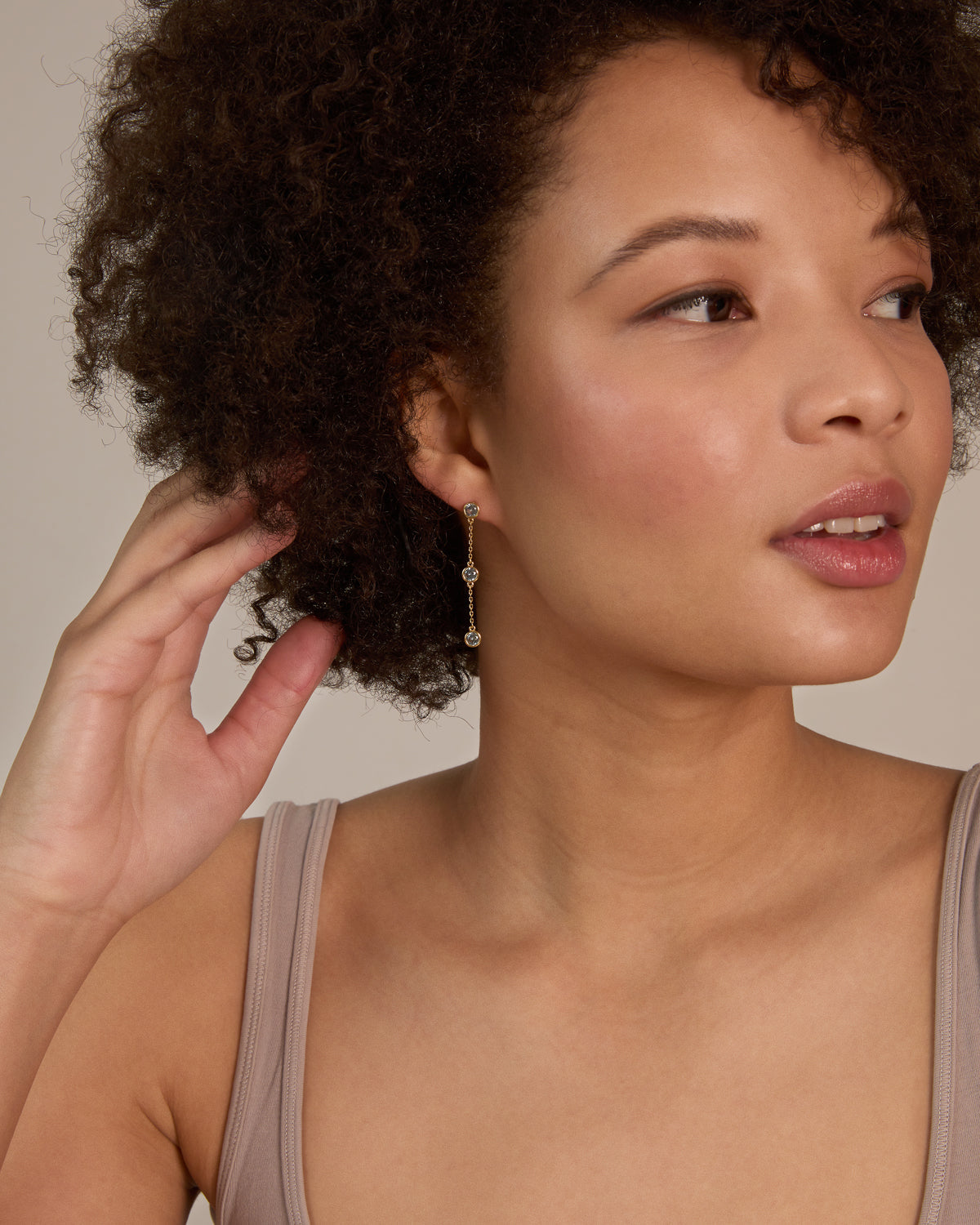 Something Blue Linear Earrings