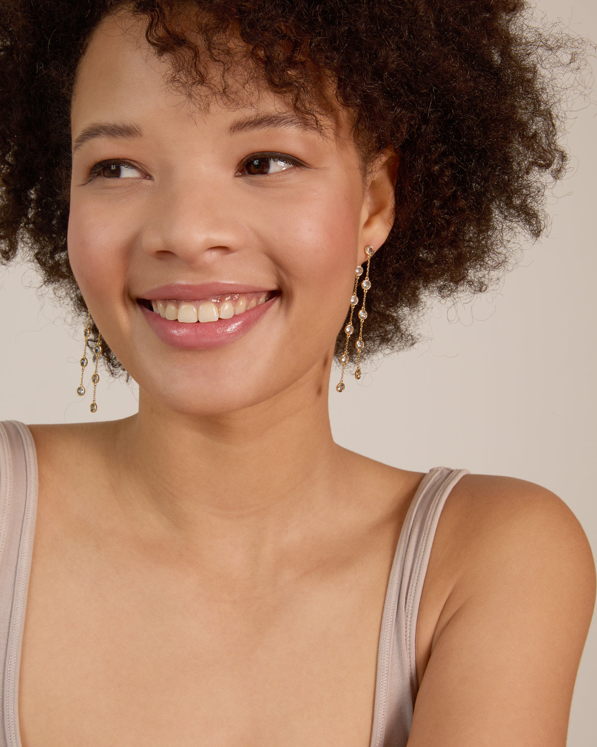 Something Blue Chandelier Earrings