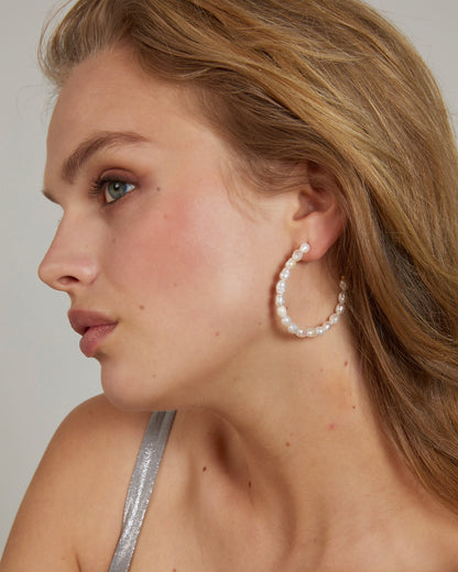 Grit Maxi Hoop Earrings