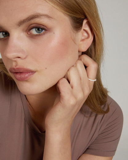Grit Seed Pearl Ring
