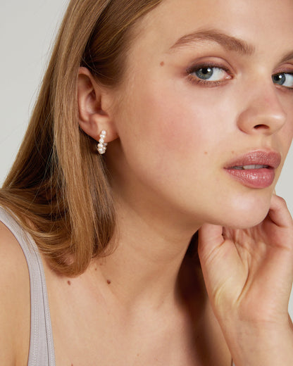 Grit Mini Hoop Earrings