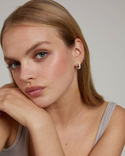 Grit Mini Hoop Earrings