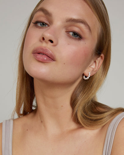 Grit Mini Hoop Earrings