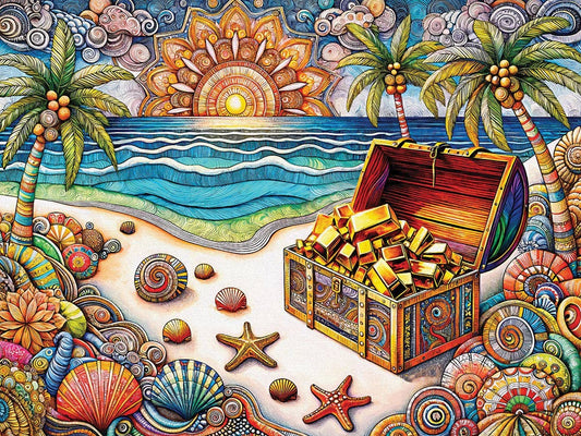 "COMING SOON" Treasure Island 550 piece puzzle