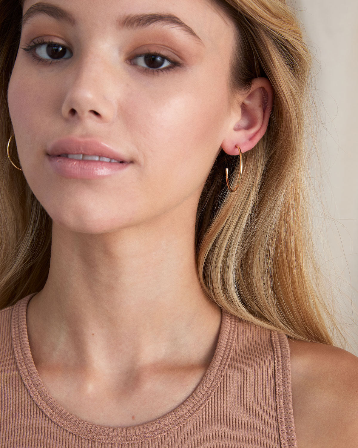 Simplicity Midi Hoop Earrings