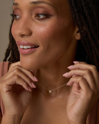 Just For You Initial Necklace — A
