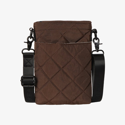 Chocolate Quilted - Phone Sling Bag