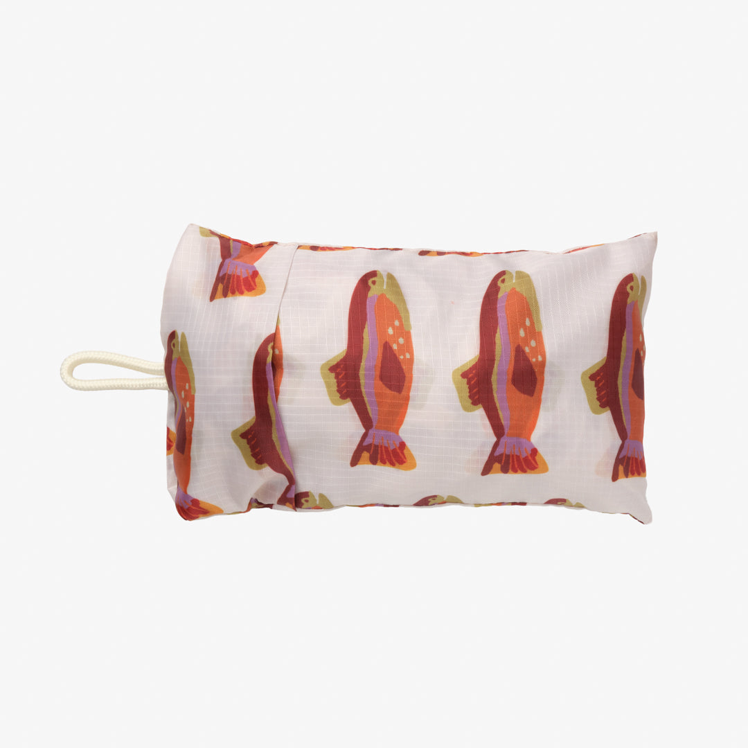 Trout - Reusable Market Tote Bag