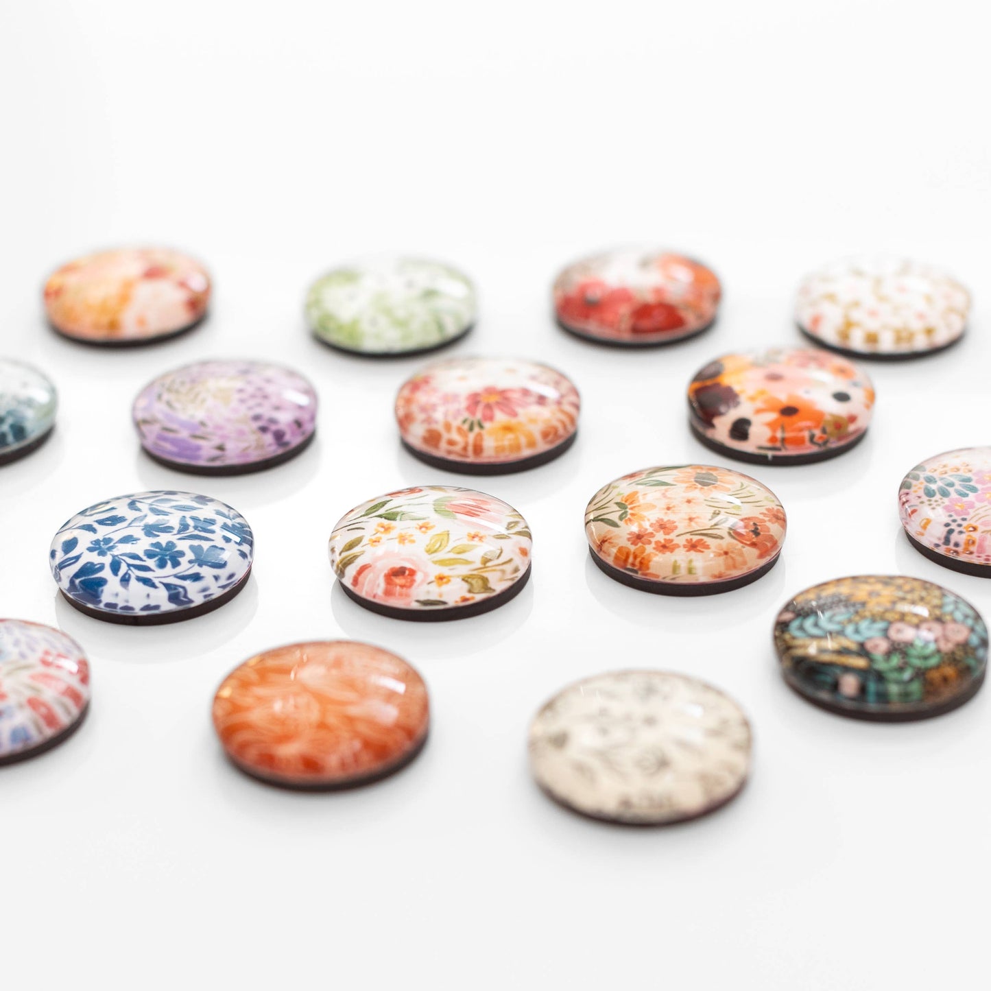 Floral Magnets (Box Set of 8)