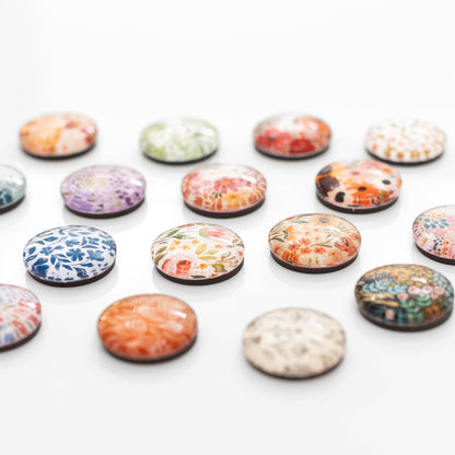 Floral Magnets (Box Set of 8)
