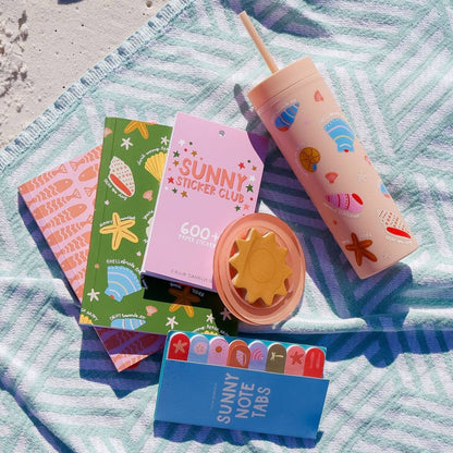 "COMING SOON" Sunny Beach & Coastal Sticky Note Tabs