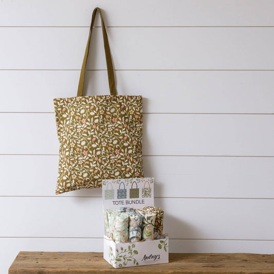 Floral Canvas Tote Bags