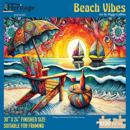Beach Vibes 1000 Piece Puzzle