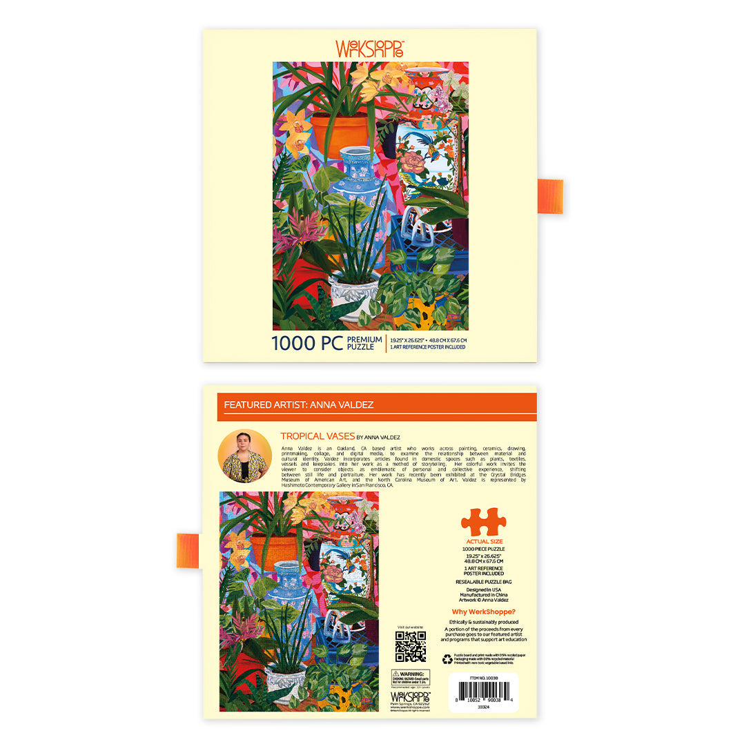 Tropical Vases 1000 Piece Puzzle